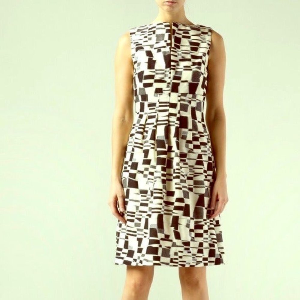 Striking Black and White Lela Rose Dress